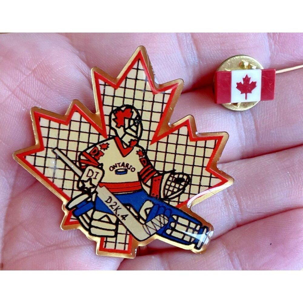 Ontario Canada Destination Imagination Global Final Trading Pin Hockey Goalie